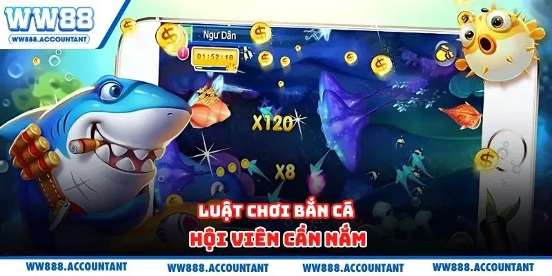 Luật chơi bắn cá hội viên cần nắm